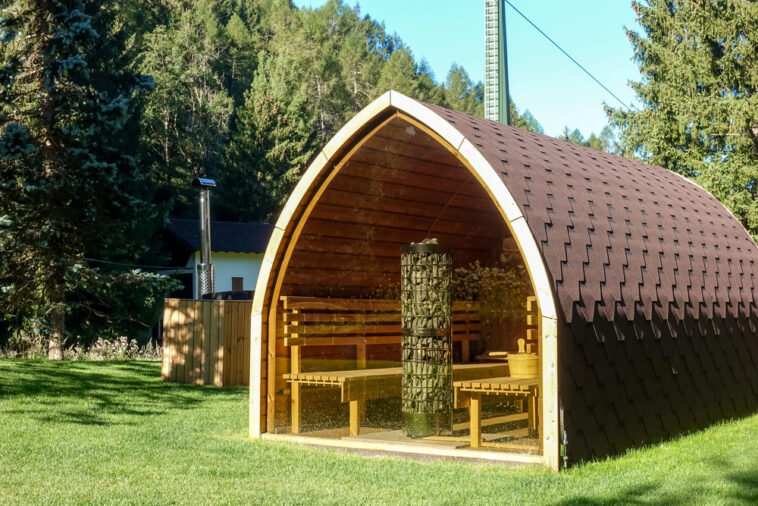 Designideen für moderne Saunahäuser im Außenbereich
